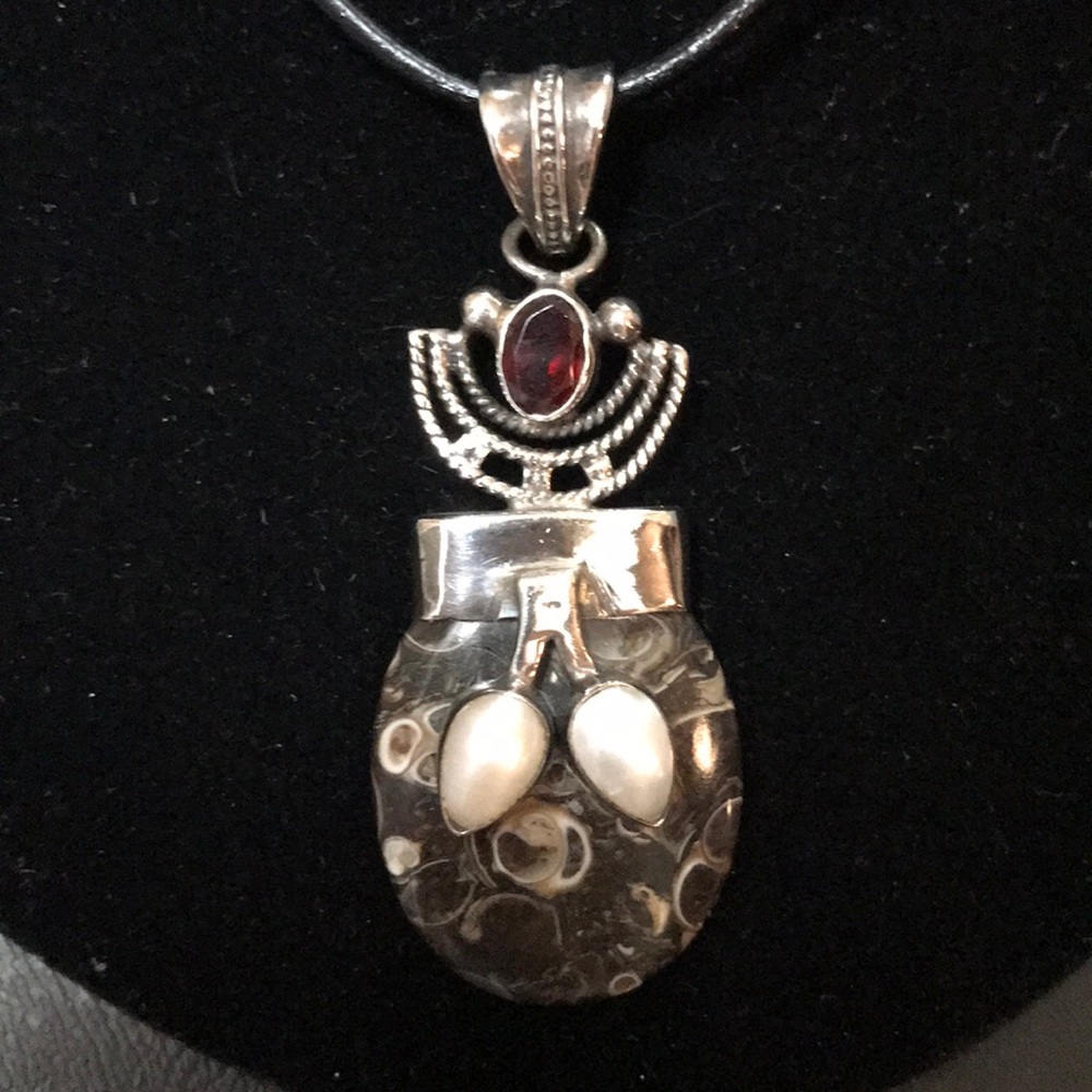 Sterling Silver Gemstone Pendant
